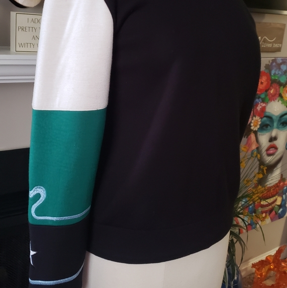 Maje Embroidered Sweatshirt - Picture 1 of 8